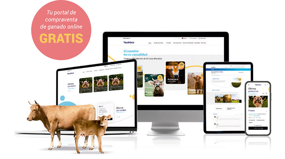 Compra y vende ganado online con la app de VayaVaca.